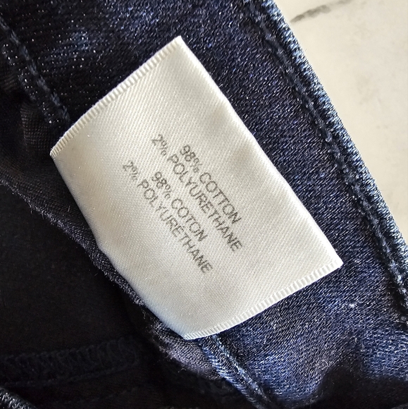 J Brand Alana High Rise Crop Skinny Dark Blue Jeans 26 Preowned - Picture 10 of 10